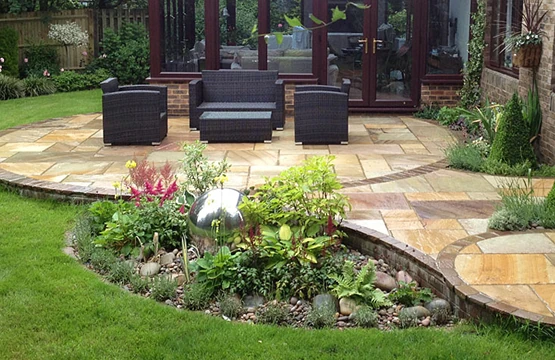 Garden patio — JC Style Drives website photograph