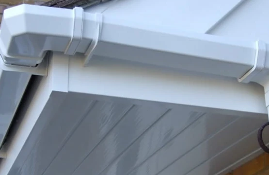 Soffit fascia and guttering detail — JC Style Drives website photograph